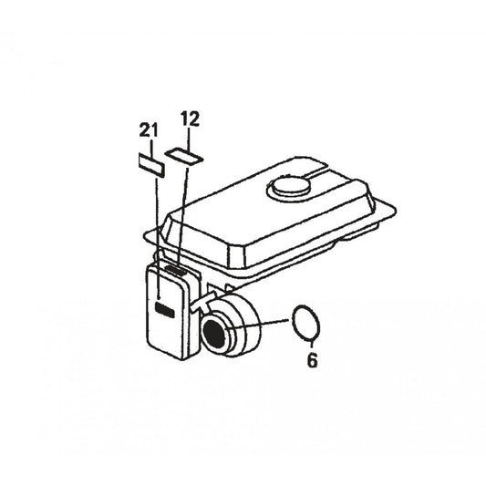 GA25H HONDA GX160K1EMA2 ENGINE — Label Assy. Parts By Multiquip