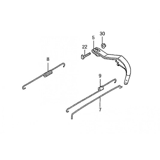 GA25HR HONDA GX160RT2EMAN ENGINE Control Assembly Parts By Multiquip