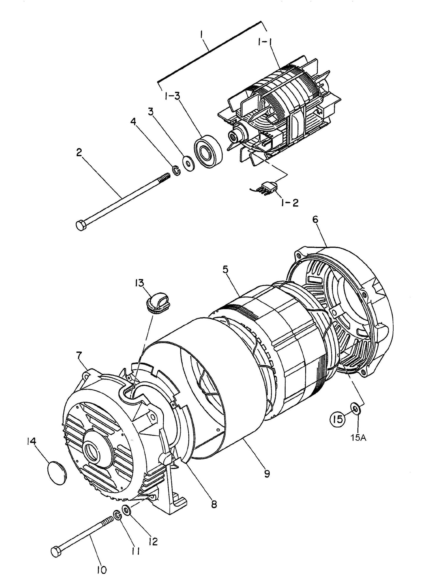 GA3.6H Series Generator Assembly Parts