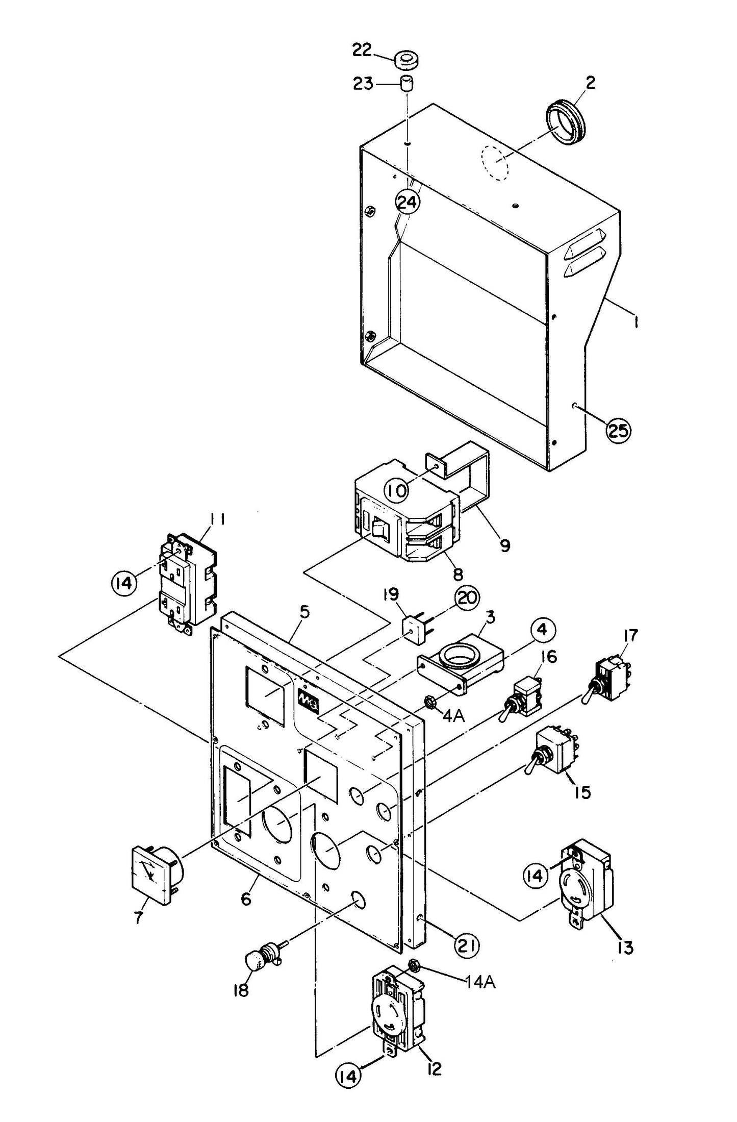 GA3.6H Series Control Box Assembly (GA-3HZ) Parts