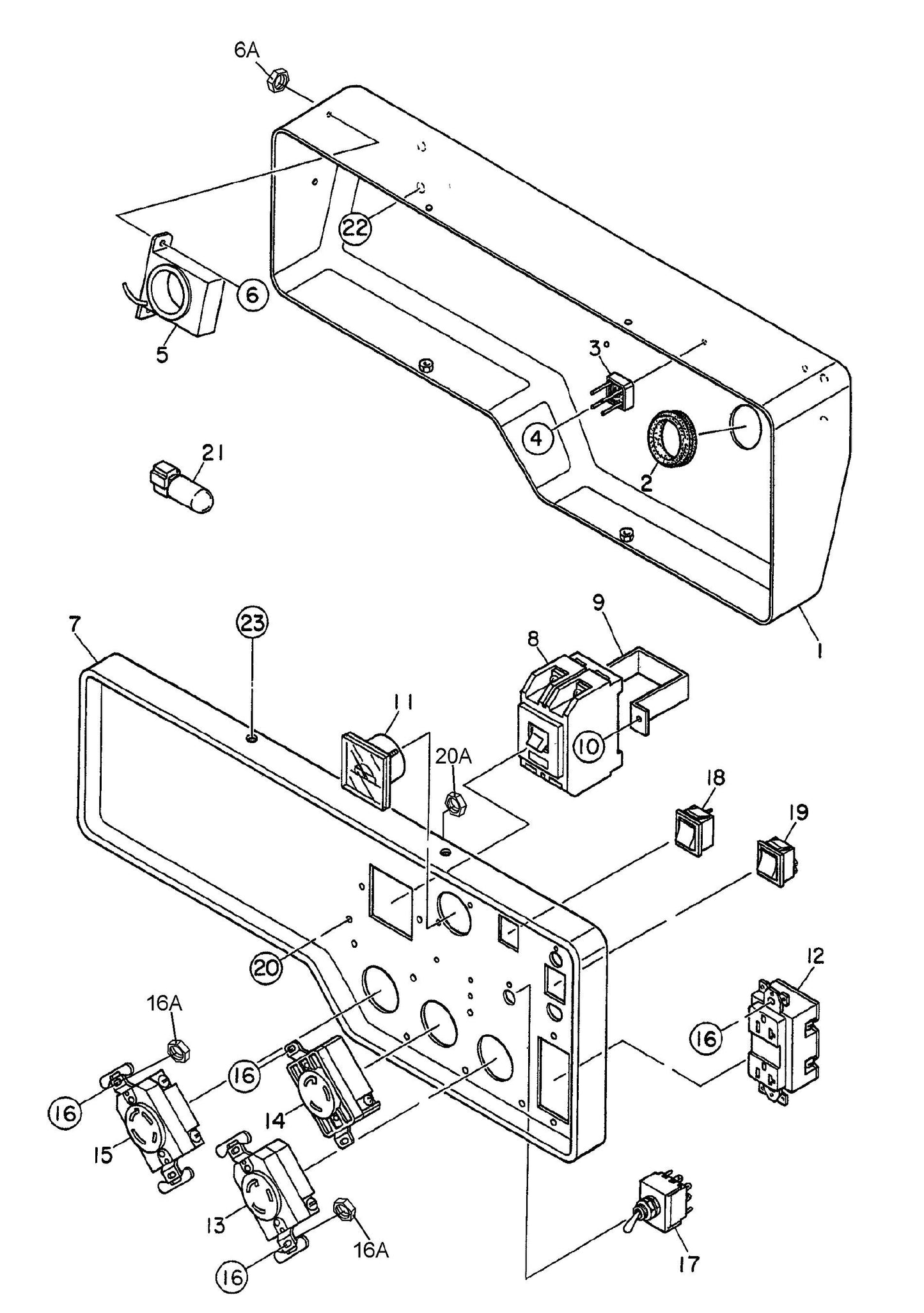 GA3.6H Series Control Box Assembly (GA-3H) Parts