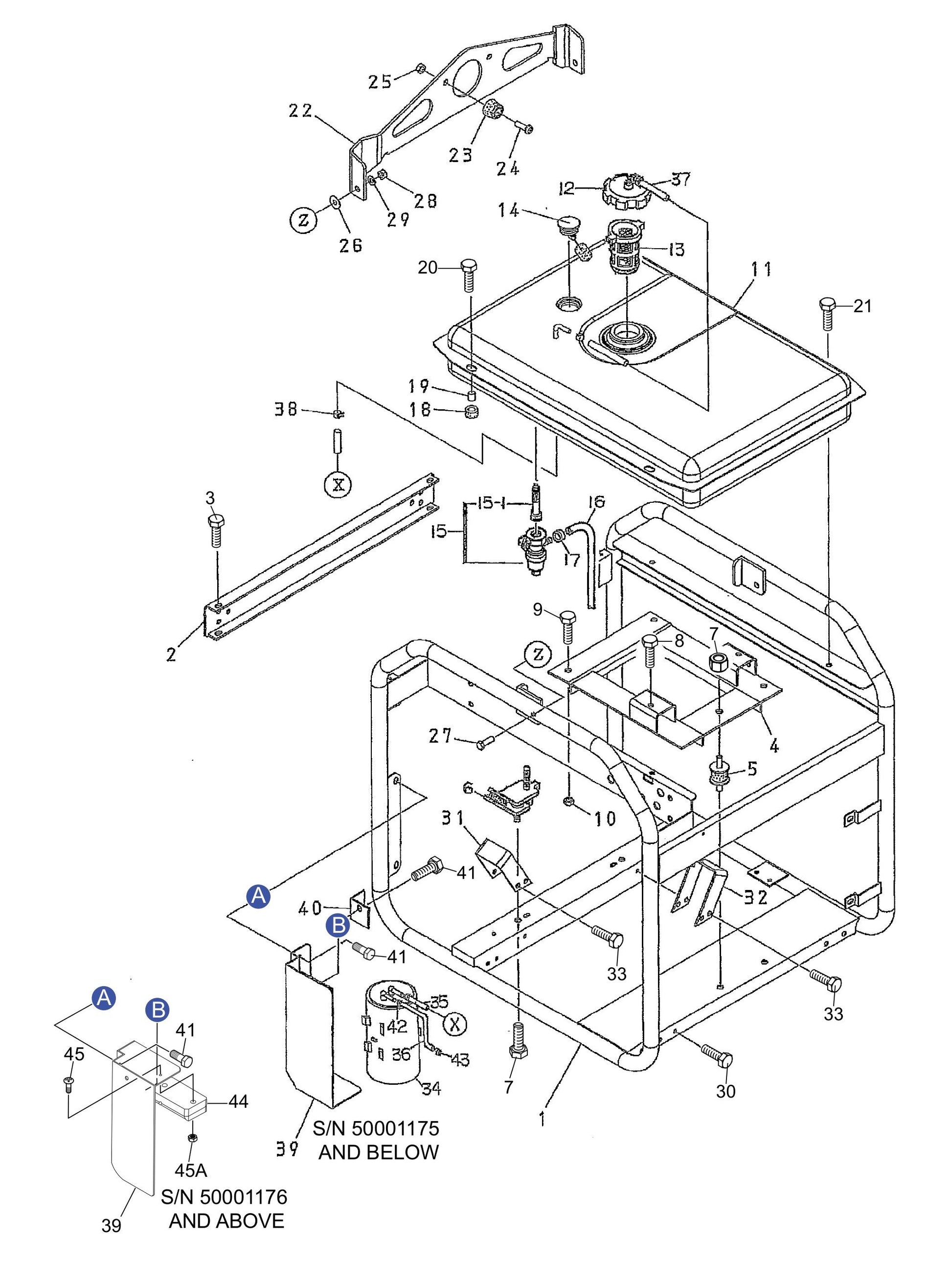 GA3.6HR Pipe Frame Assembly Parts By Multiquip