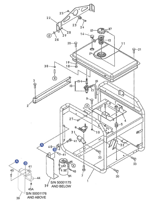 GA3.6HR Pipe Frame Assembly Parts By Multiquip
