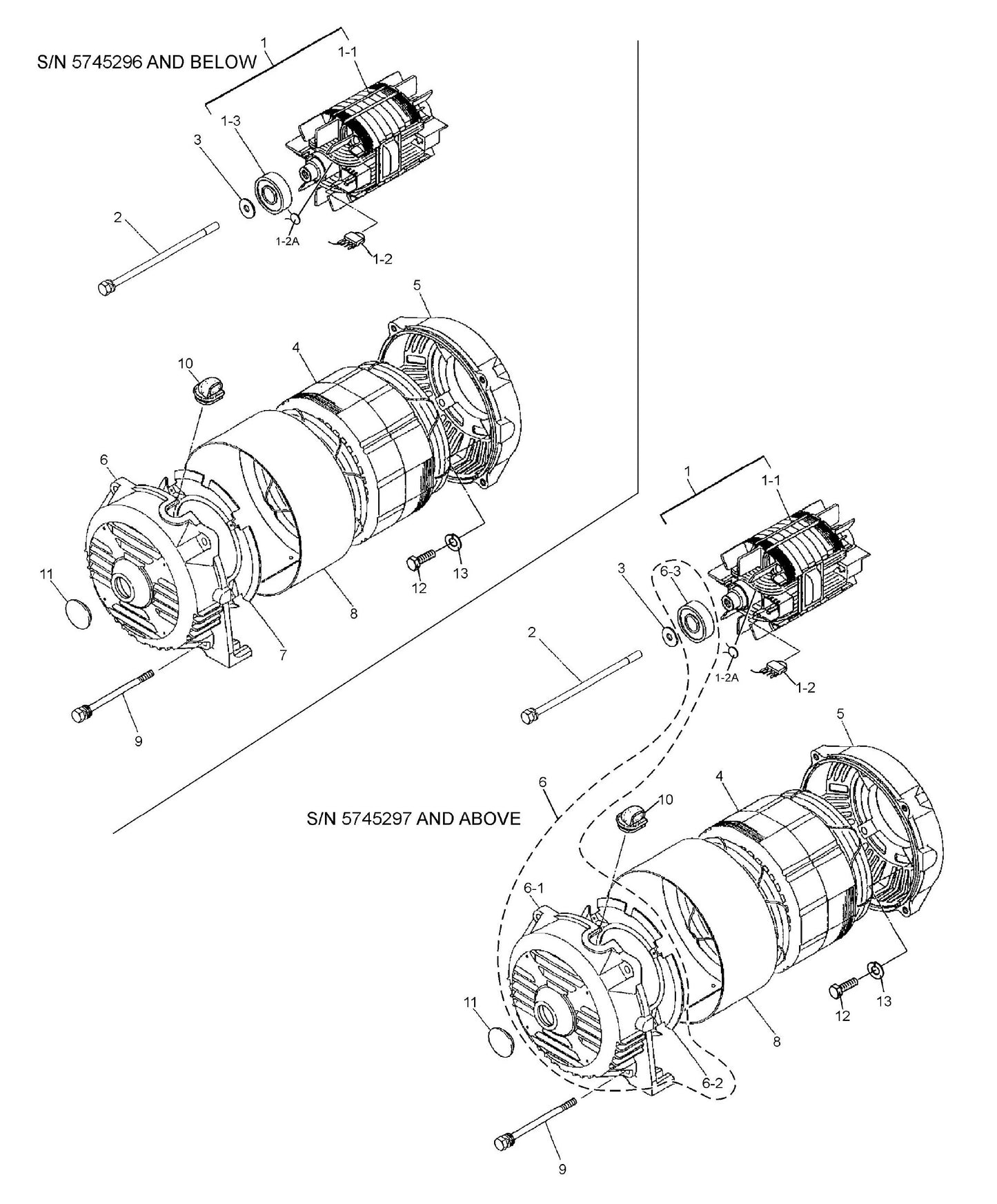 GA36HR GA3.6HR Generator Assembly Parts By Multiquip