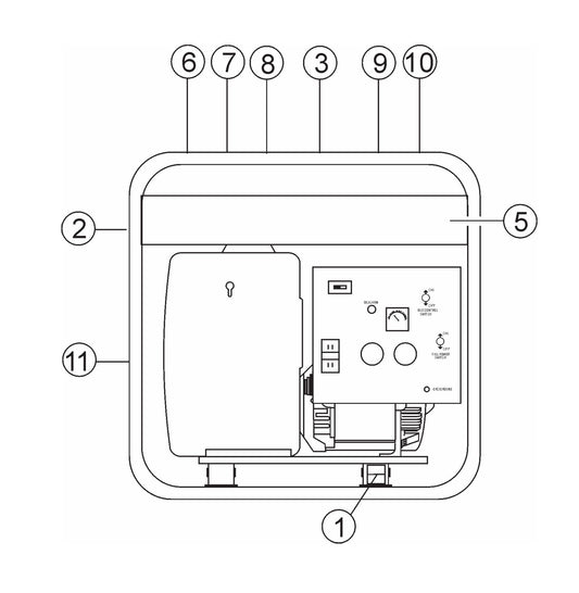 GA-3.6RZ3 Nameplate and Decals Assembly Parts