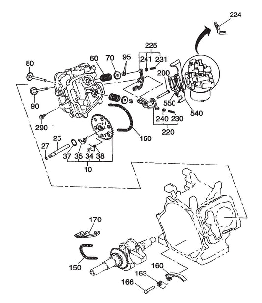 GA4.5R/GA4.5RA Intake and Exhaust Assembly Parts