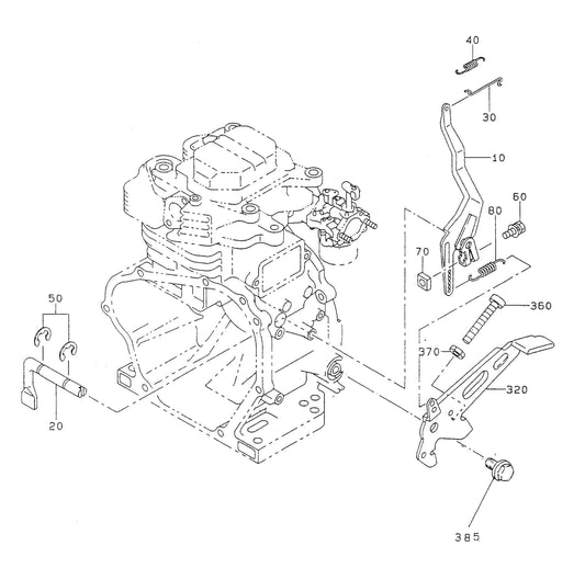 GA-6RZR2 Governor Assembly Parts