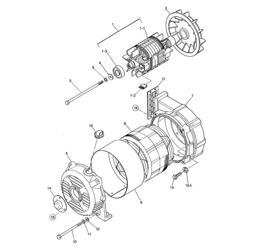 GA97HEA GA9.7HEA — Generator Assembly Parts By Multiquip