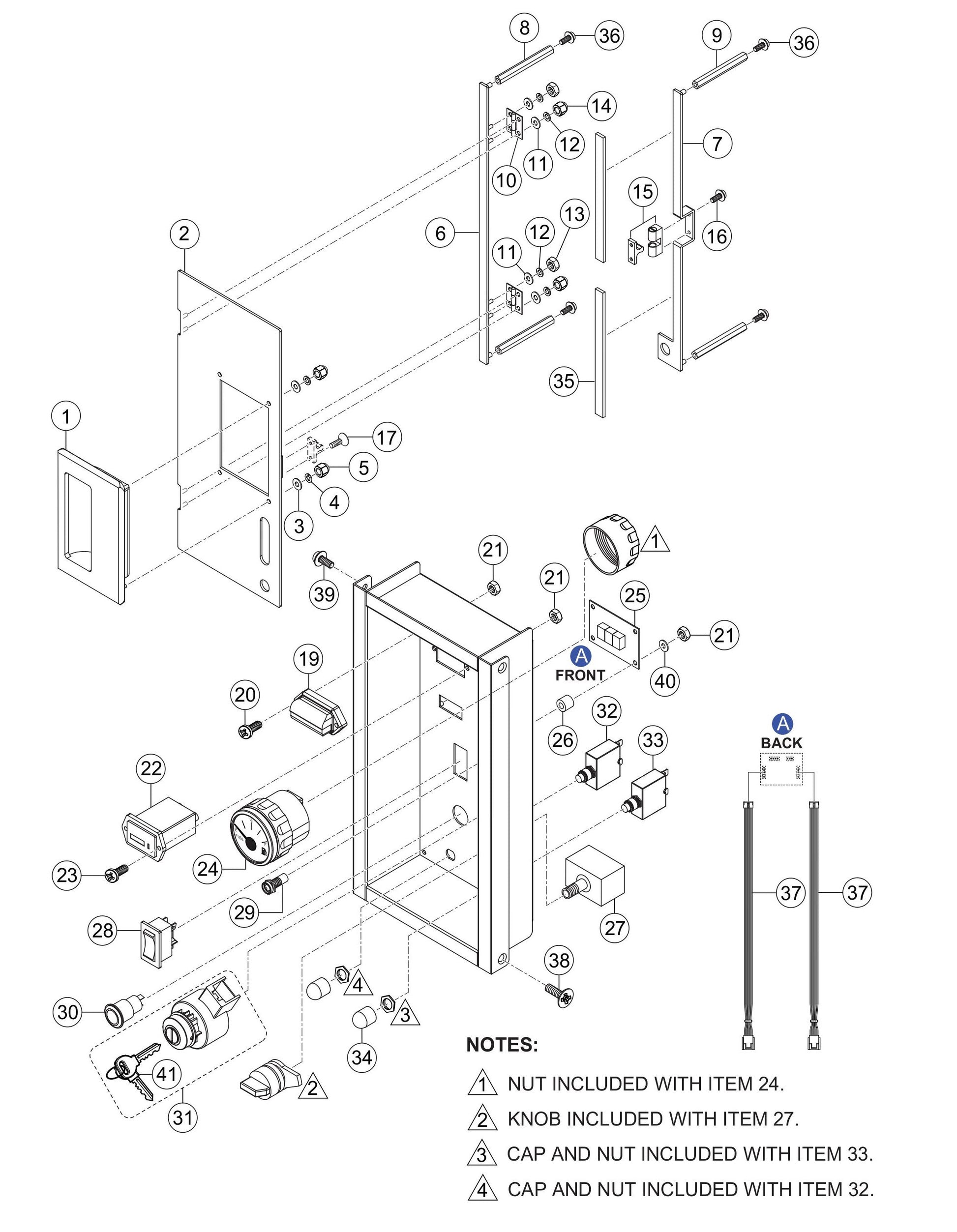 GBX24BK GloBug Lighting System Control Panel Assembly Part by Multiquip