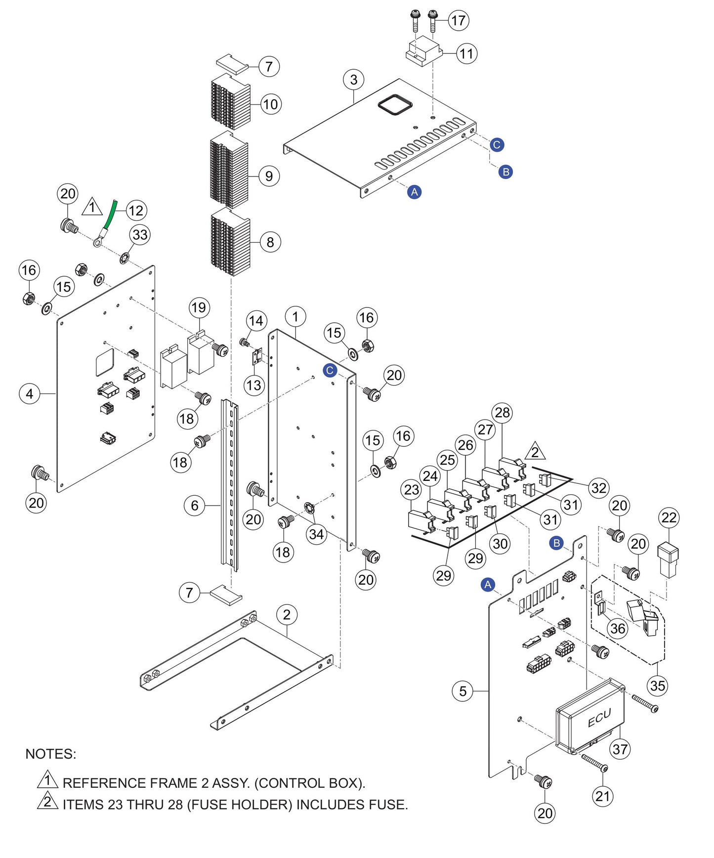 GBX24BK GloBug Lighting System Electrical Component Assembly Part by Multiquip