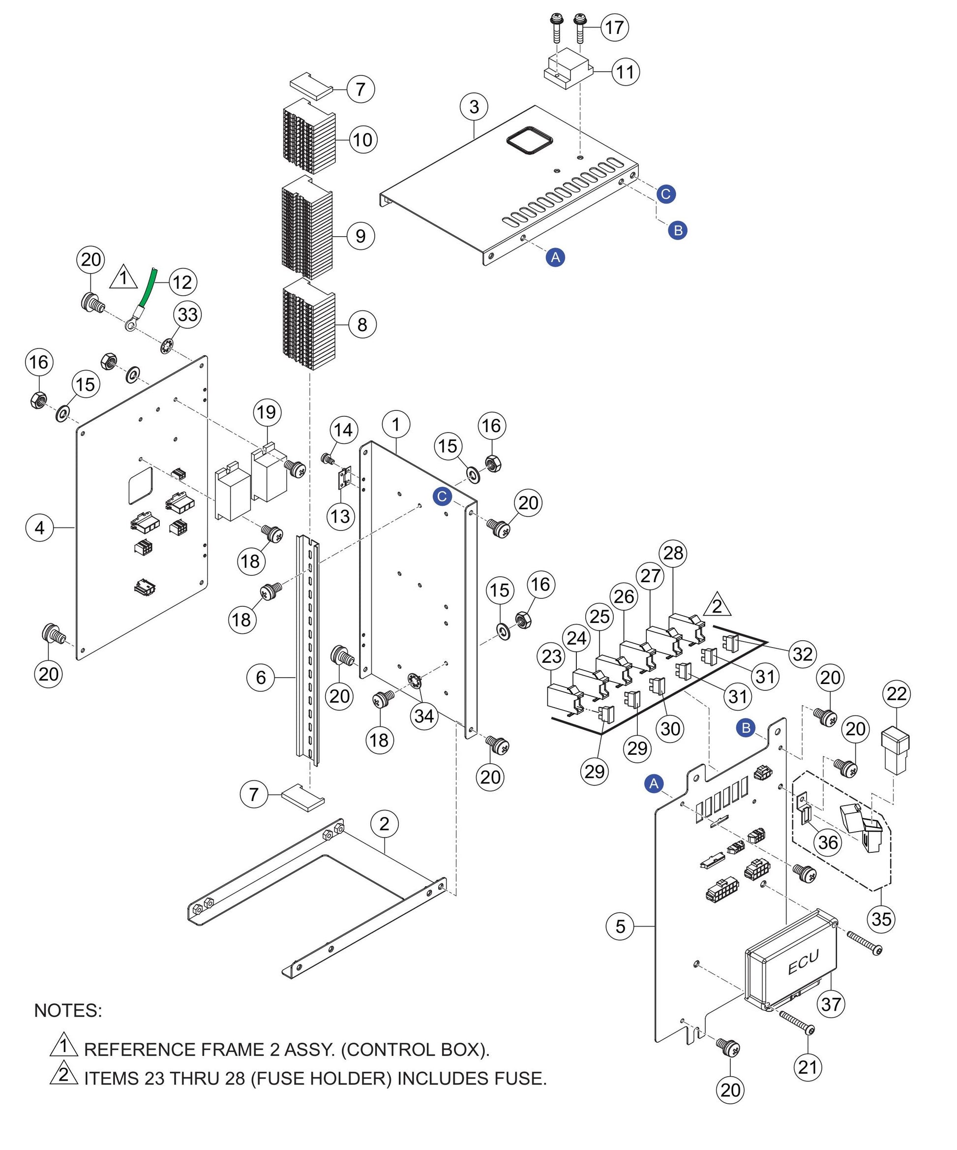 GBX24BK GloBug Lighting System Electrical Component Assembly Part by Multiquip