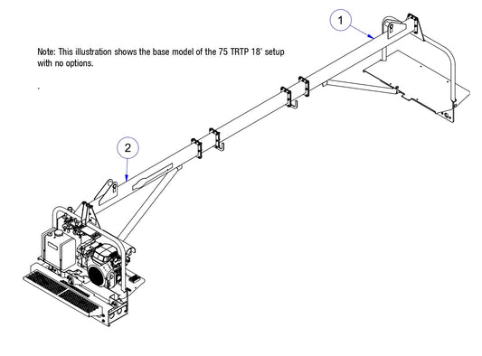 TRTP75 General Arrangement without Options Assembly  Parts by Allen Engineering