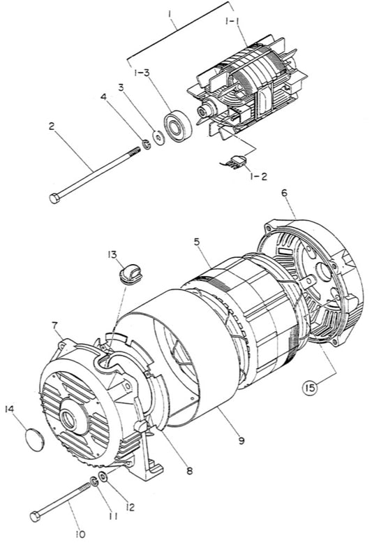 GA36RZ2 GA-36RZ2  Generator Assl.y Parts by Multiquip