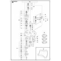 Grinding Head Accessories Parts For PG 680 RC By Husqvarna