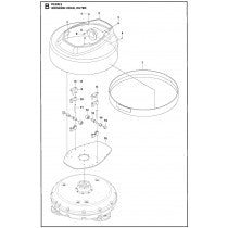 Grinding Head Outer Parts For PG 830 S By Husqvarna