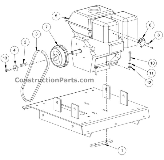 GP3000 Engine Assembly Parts By MBW
