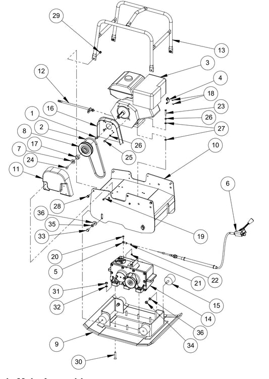GPR65 Honda Main Assembly Parts By MBW