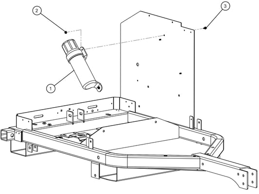 Manual Canister Assembly Parts for GR-Series Night-Lite Liquid-Cooled CM Light Tower By Allmand