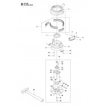 Grinding Head Parts For PG 280 v.4 By Husqvarna
