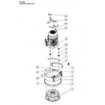 Grinding Head Unit Parts For BG 300 S By Husqvarna