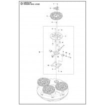 Grinding Head, Lower Parts For HTC XP6 By Husqvarna