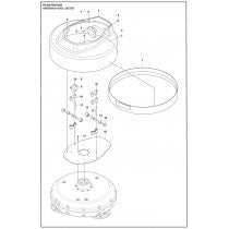 Grinding Head, Outer Parts For PG 830 P By Husqvarna