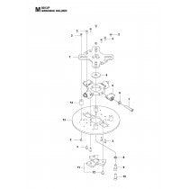 Grinding Holder Parts For HTC 800 XP By Husqvarna