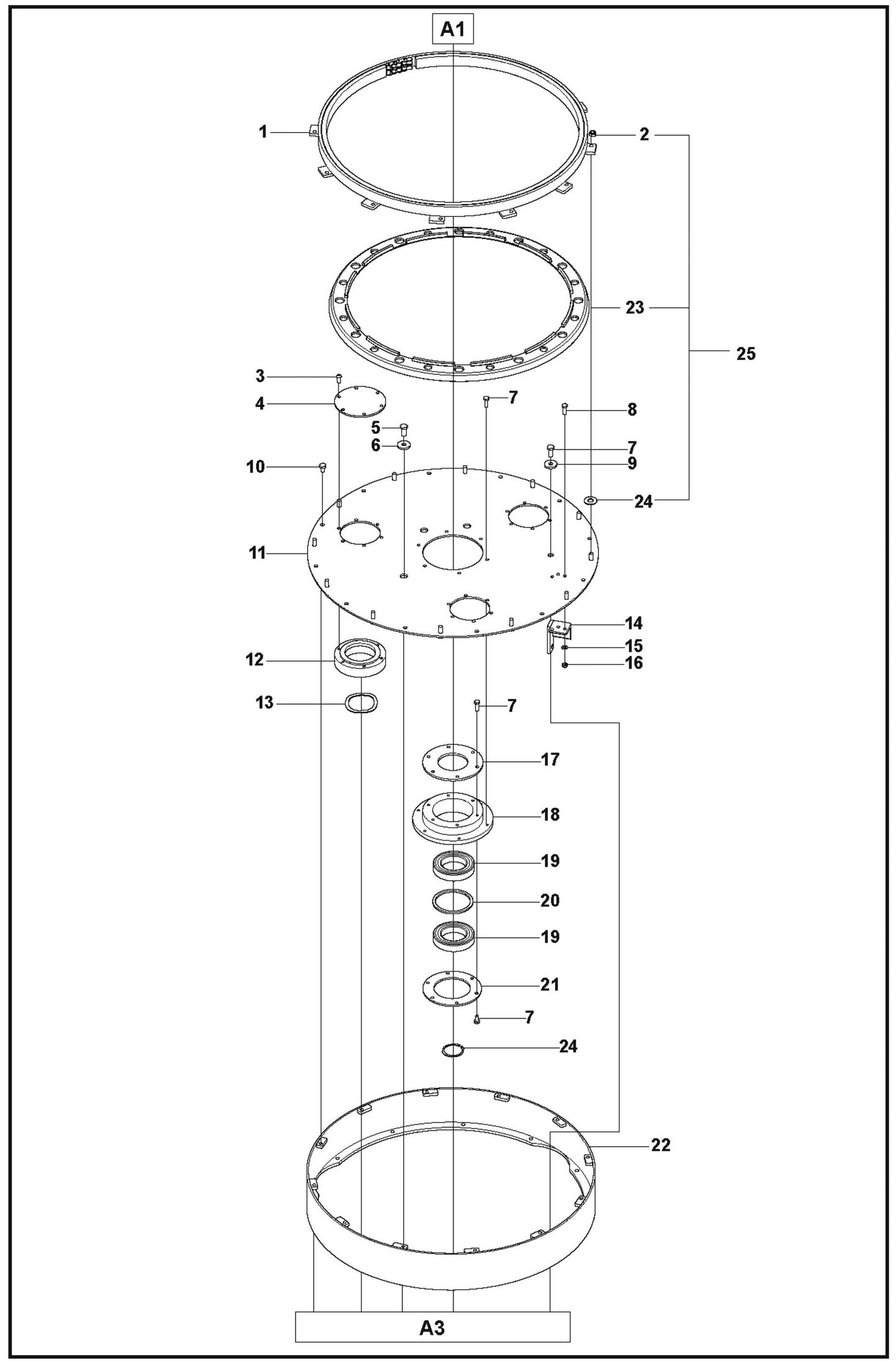 Grinding Accessories Parts For PG 820 RC By Husqvarna