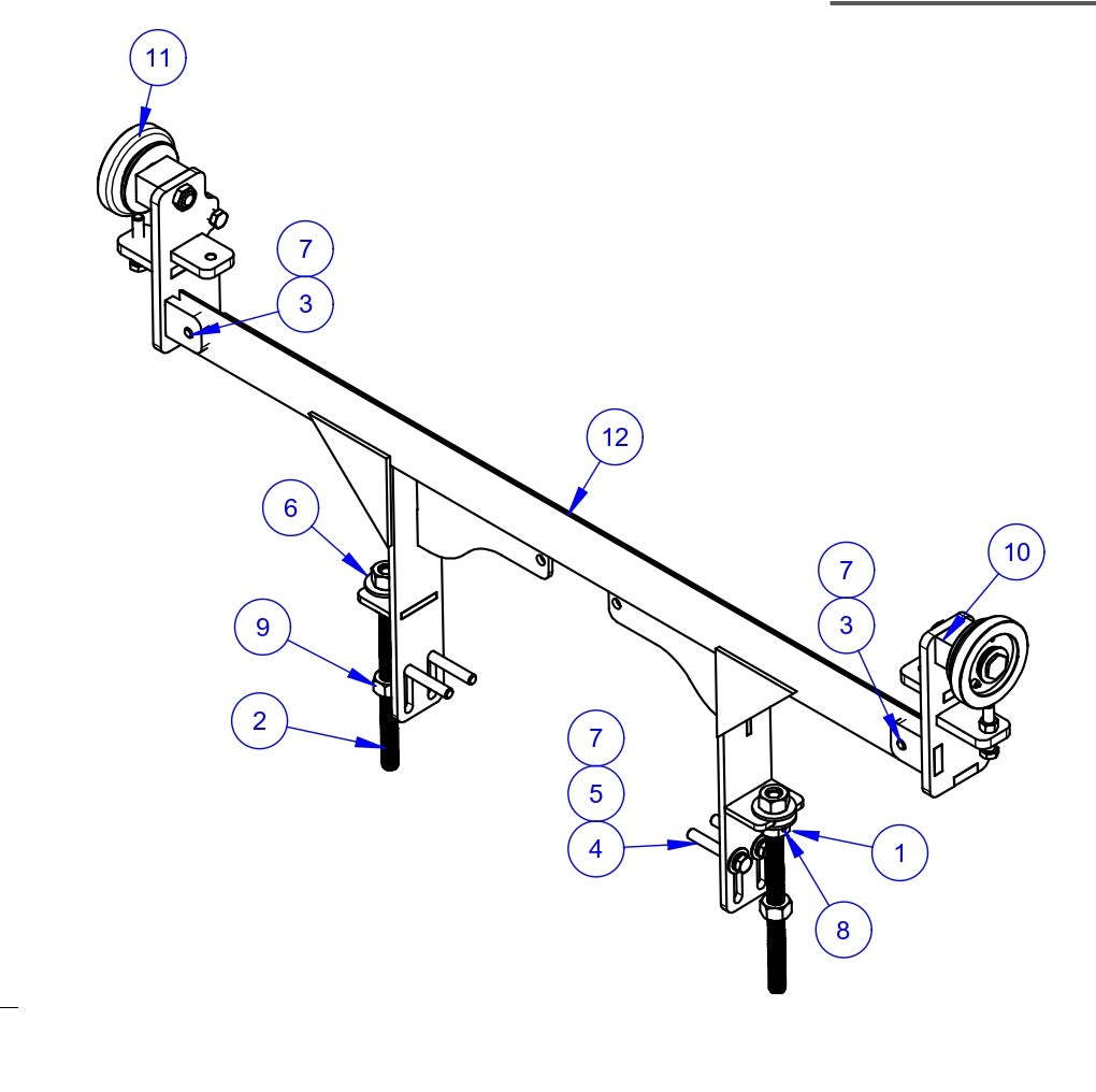 VLP2424 Hanger Profile Assembly Parts by Allen Engineering