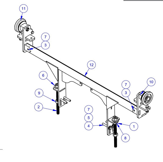 VLP2424 Hanger Profile Assembly Parts by Allen Engineering