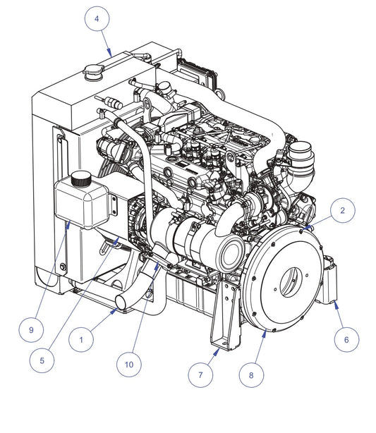 TRTP255T4 Triple Roller Tube Pavers Hatz Diesel Engine  Assembly Parts by Allen Engineering