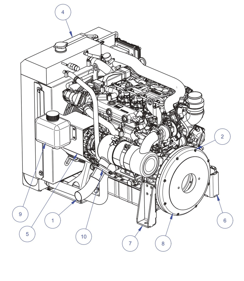 TRTP255T4 Triple Roller Tube Pavers Hatz Diesel Engine  Assembly Parts by Allen Engineering