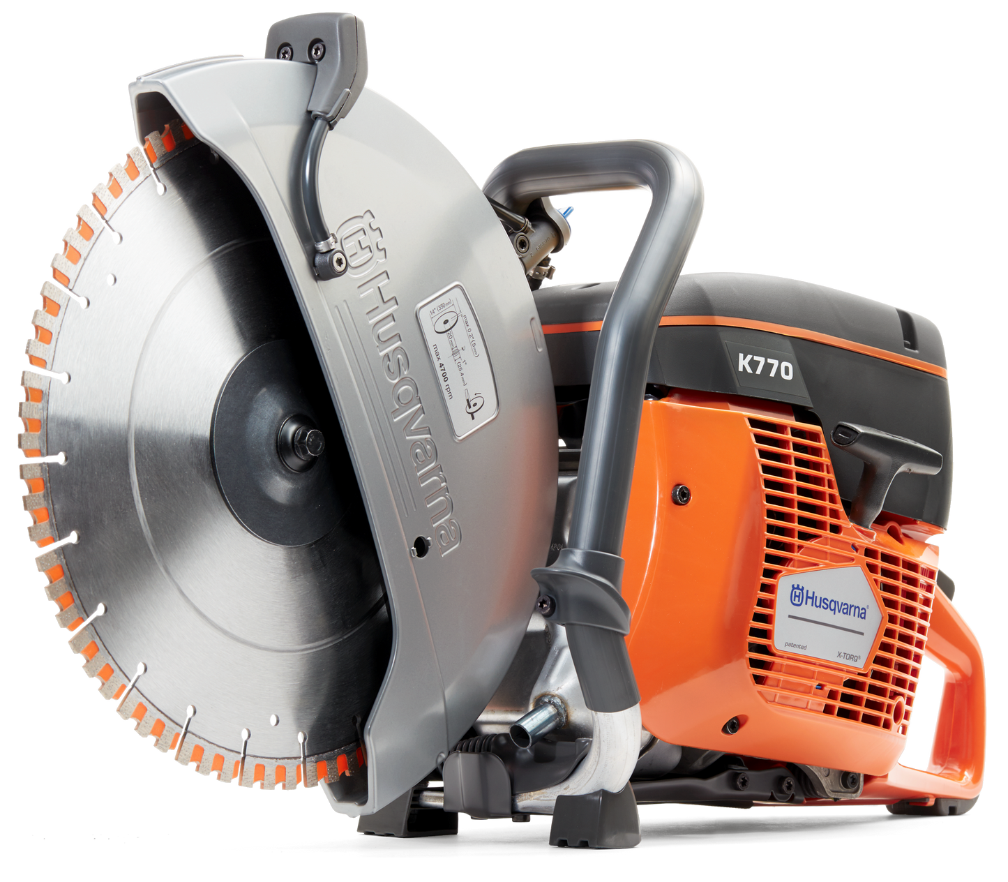 Husqvarna K770 Oil Guard 14&quot; Power Cutter, Concrete Cut-Off Saw 967691101 (No Blade)