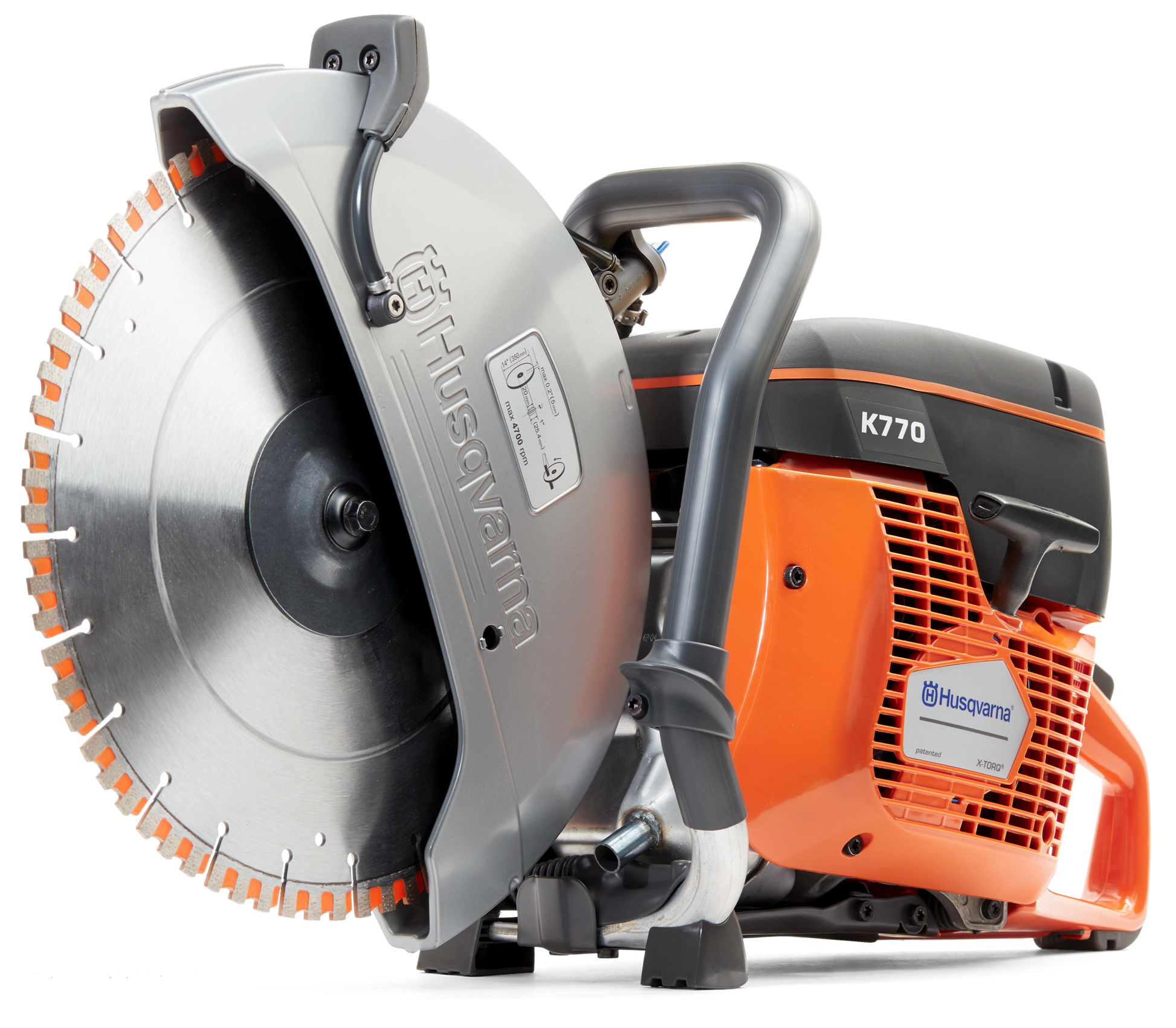 Husqvarna K770 Oil Guard 14&quot; Power Cutter, Concrete Cut-Off Saw 967691101 (No Blade)
