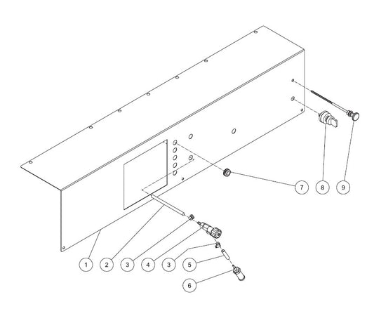 HDC Series (sn:0-15011230), (sn:15028657-15146632), (sn:15011231-15028656) Control Panel Assembly Parts by Mi-T-M