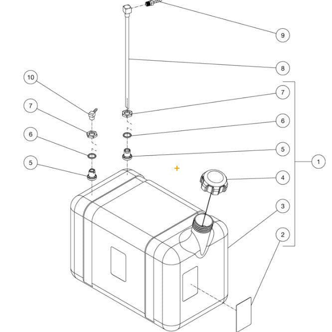 HDS Series Gas Tank Assembly Parts by Mi-T-M