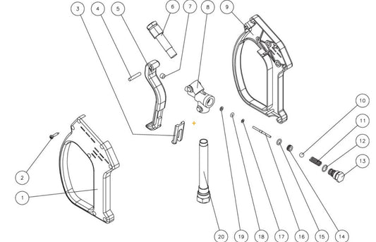 HDS-3005, HDS-3006, HDS-3008, HDS-3505, HDS-3506, HDS-4005 Series Gun Assembly Parts by Mi-T-M