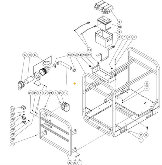 HDS-3005-0K6G, HDS-3006-0B7G, HDS-3006-0R7G, HDS-3506-0M6G, HDS-4005-1H6G Unit Assembly Parts by Mi-T-M