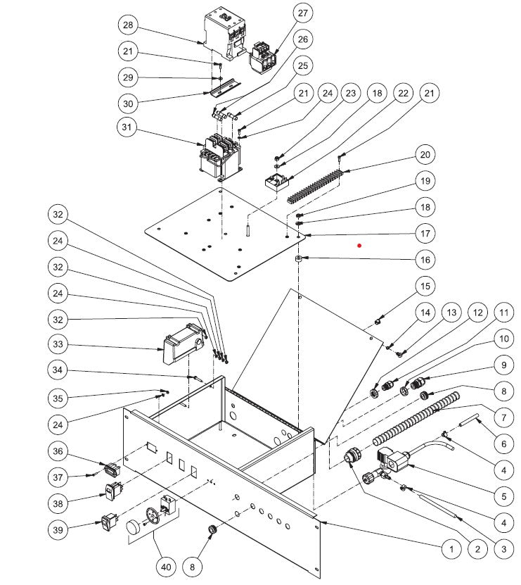 HEG-0210-0E9G, HEG-2010-0E3G/0E4G/0E5G, HEG-3008-0E3G/0E4G/0E5G/0E9G Electric Box Assembly Parts By MiTM