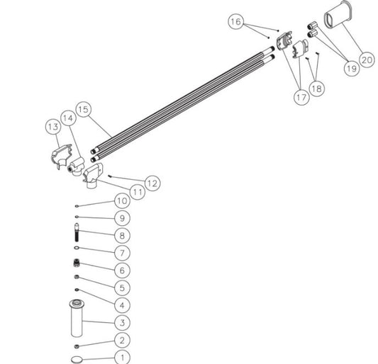 HEG-1805, HEG-2004, HEG-3004, HEG-3005, Dual Lance Assembly Parts By MiTM