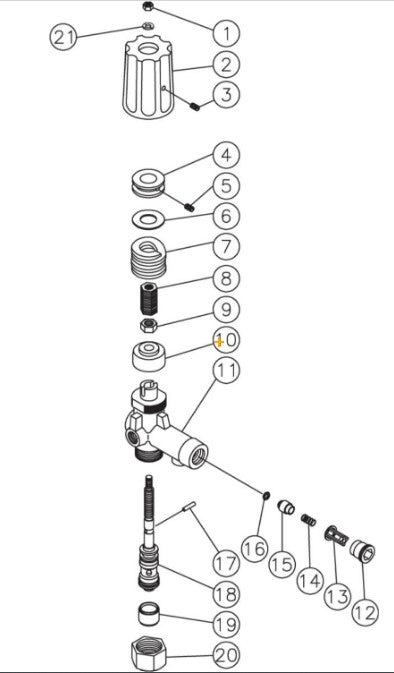 HVS-3008-0H6G, HVS-3008-0K6G, HVS-3008-1H6G Unloader Assembly  Parts by Mi-T-M