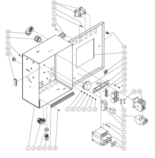 HEO-2004-0E3G/0E4G/0E9G, HEO-3004-0E3G/0E4G/0E9G, HEO-3005-0E3G/0E4G/0E9G Electric Box Assembly Parts By MiTM