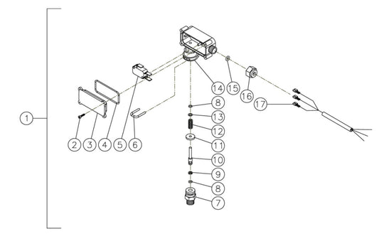 HHB Series Pressure Switch Assembly Parts By MiTM