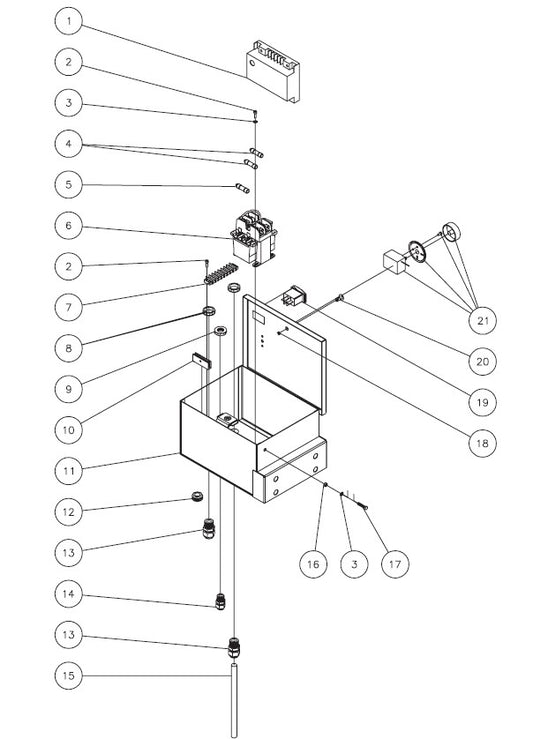 HGM-3506-0E10 Electric Box Assembly Parts By MiTM
