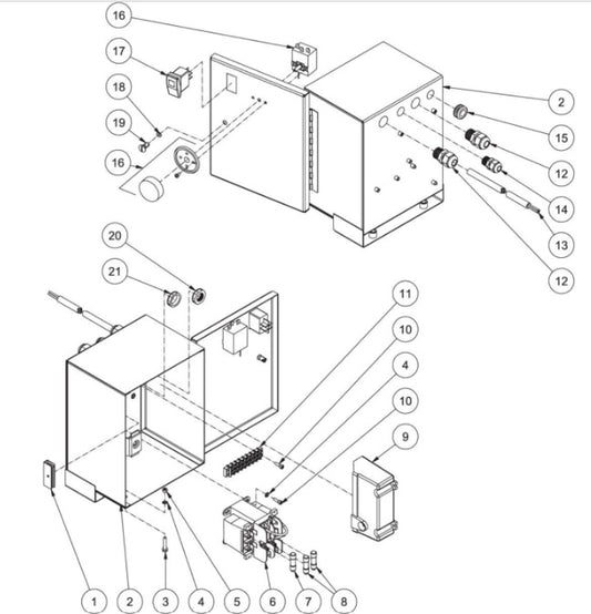 HGM-3508-0E10 Electric Box Assembly Parts By MiTM
