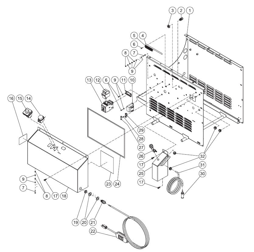 HHB Series (sn:0-15152417) Electric Box Assembly Parts By MiTM