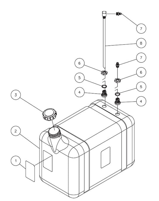 HHB Series Fuel Tank Assembly Parts By MiTM