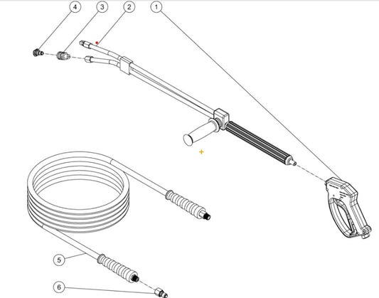 HHB Series Gun/Wand/Hose Assembly Parts By MiTM