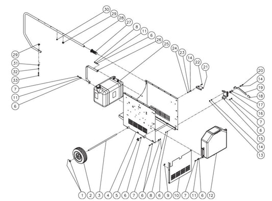 HHD Series Chassis Assembly Parts By MiTM