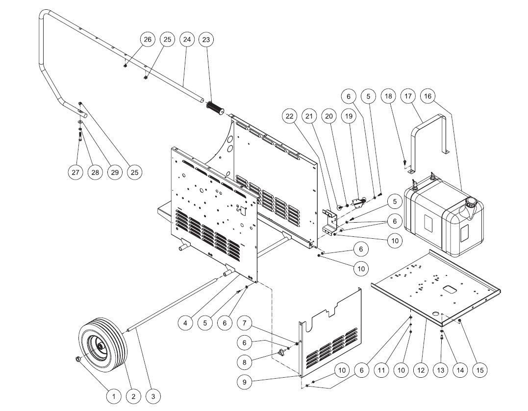 HHM-3506-0E10 Chassis Assembly Parts By MiTM
